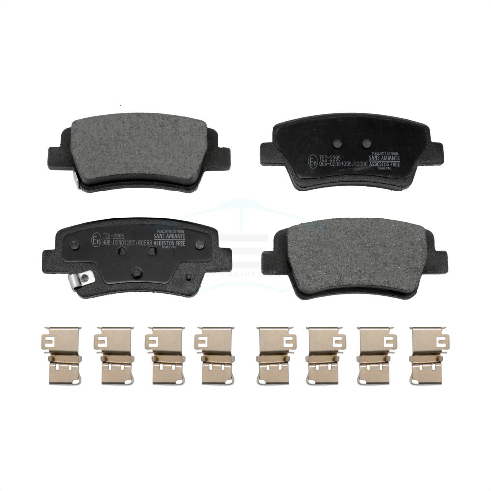 Rear Ceramic Disc Brake Pads TEC-2395 For 2021-2024 Hyundai Elantra With Manual Parking