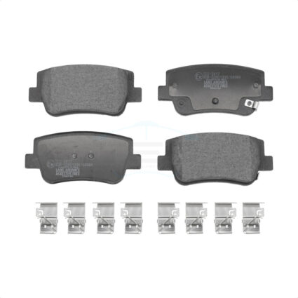 Rear Ceramic Disc Brake Pads TEC-2417 For 2021-2023 Hyundai Sonata Kia K5