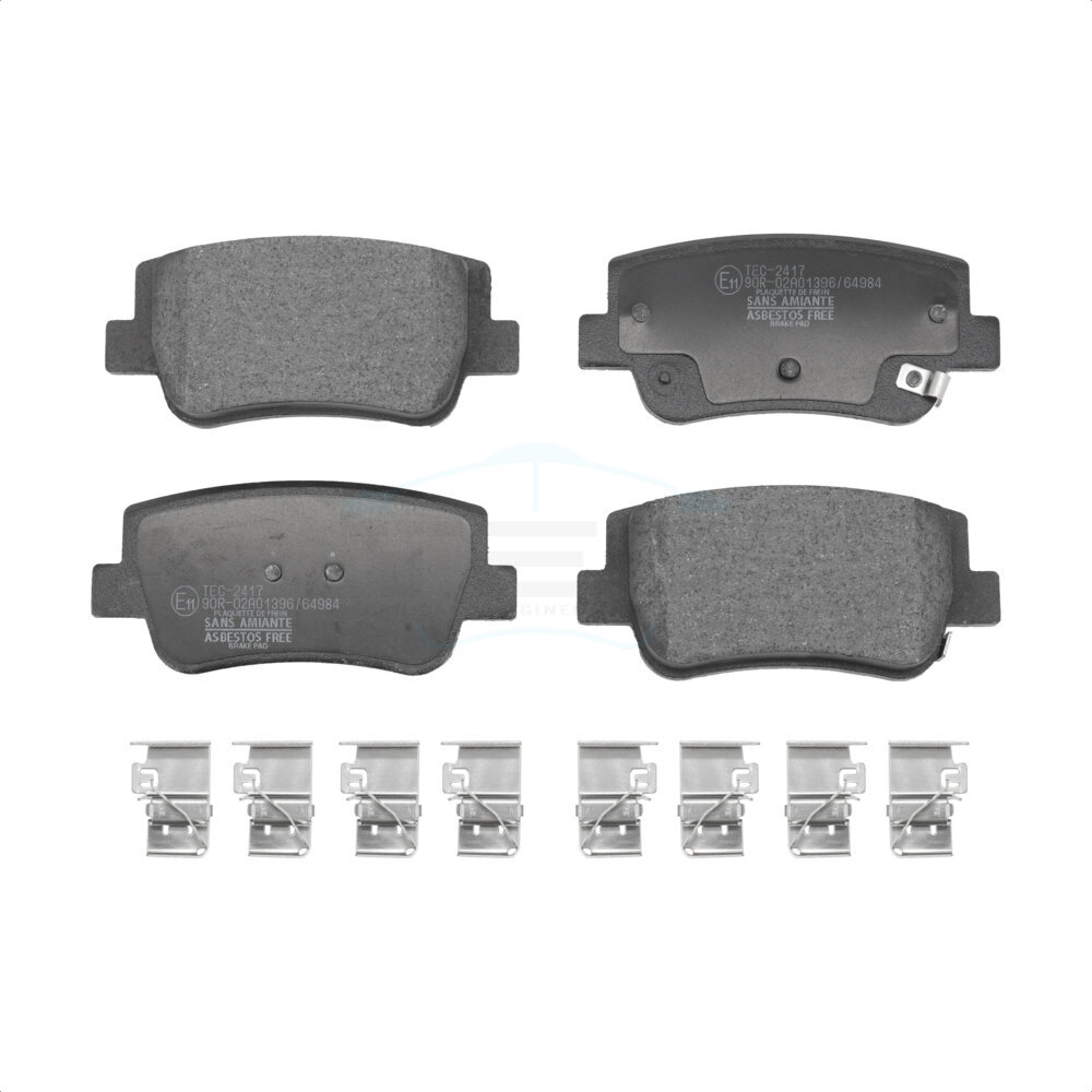 Rear Ceramic Disc Brake Pads TEC-2417 For 2021-2023 Hyundai Sonata Kia K5
