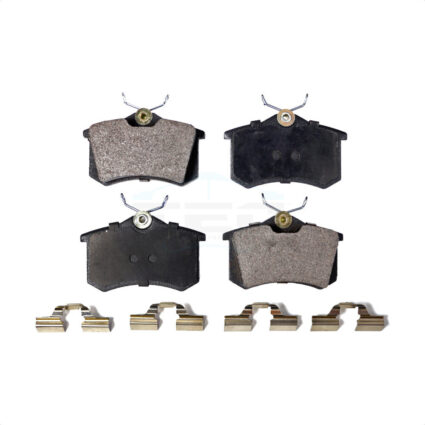 Rear Ceramic Disc Brake Pads TEC-340A For Volkswagen Jetta Beetle Golf City Audi Passat A4 Quattro