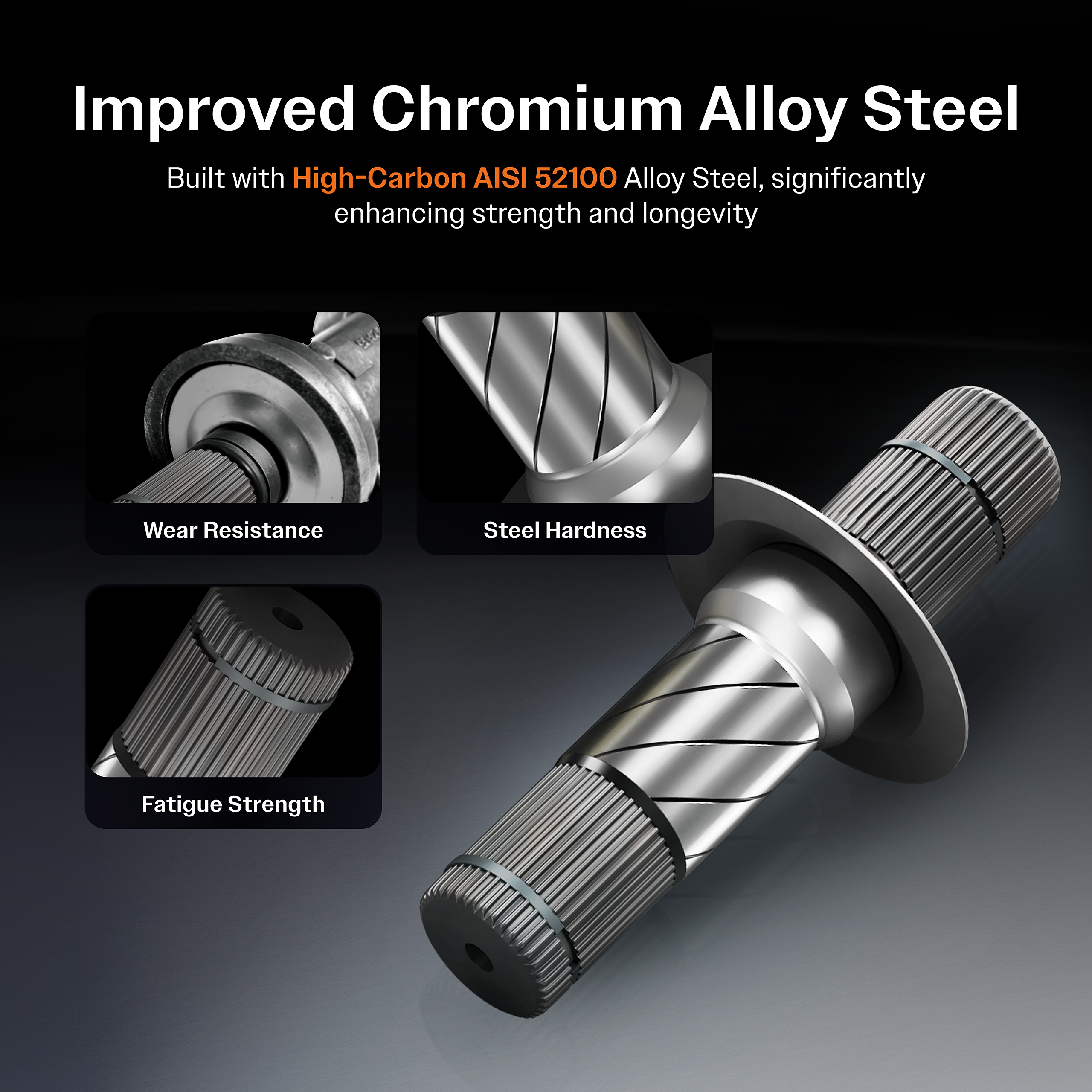 Front Right CV Intermediate Shaft NCV-CH12002 For Dodge Dakota Ram 1500 Durango Chrysler Aspen - Image 2