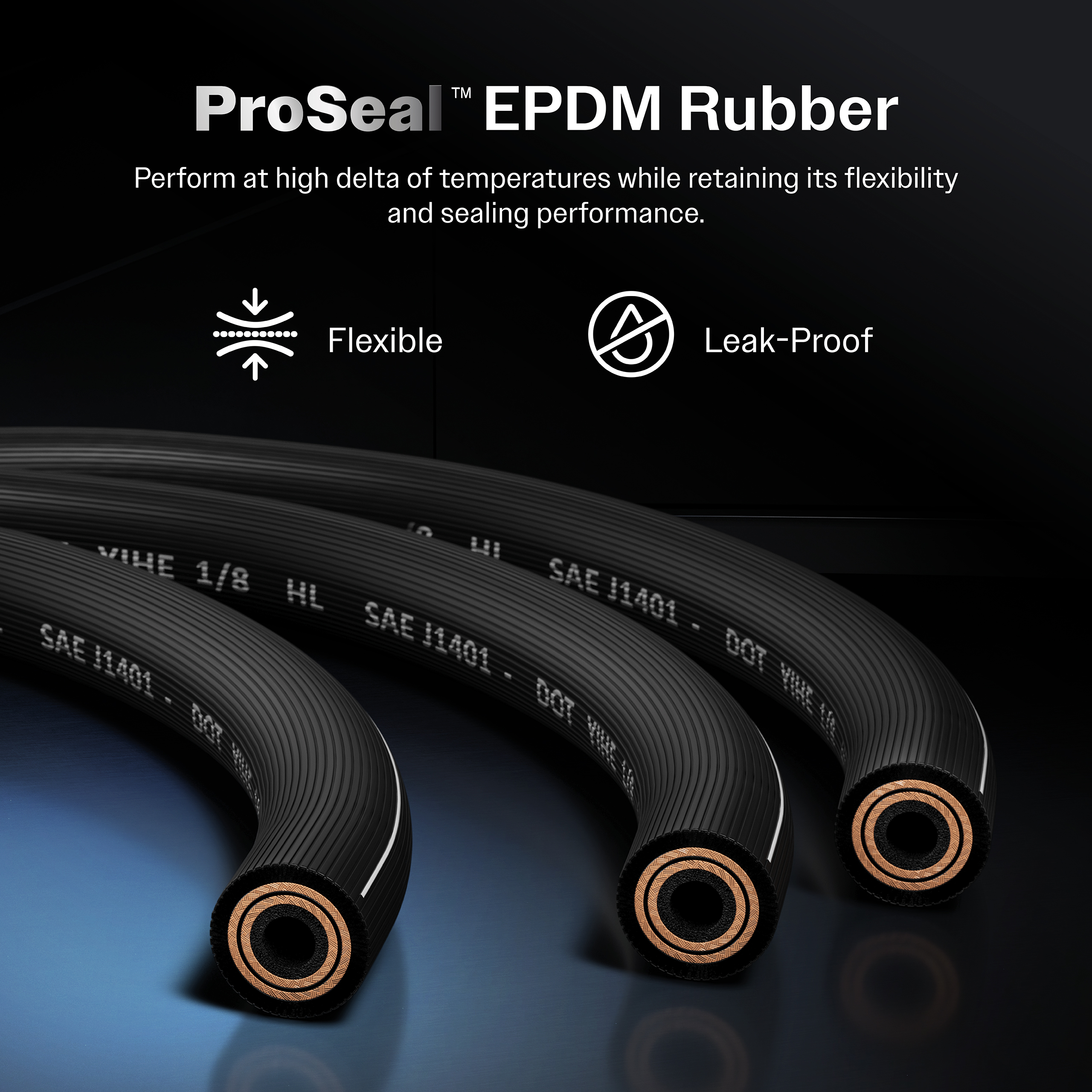 Brake Hydraulic Hose 12-H621133 For Toyota Corolla Matrix Pontiac Vibe Highlander - Image 2