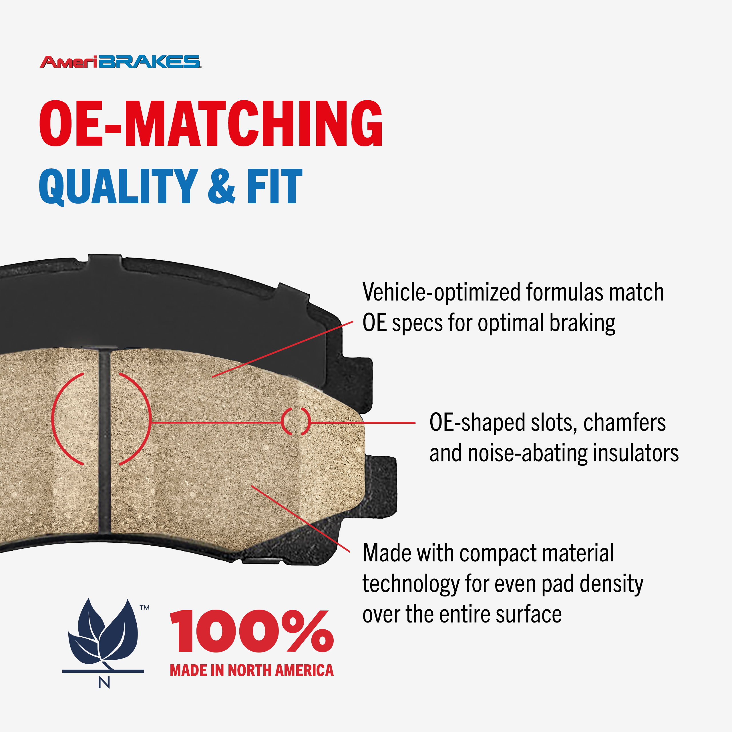 Rear Ceramic Disc Brake Pads NWF-PTC865 For Honda Pilot Acura MDX Odyssey - Image 3