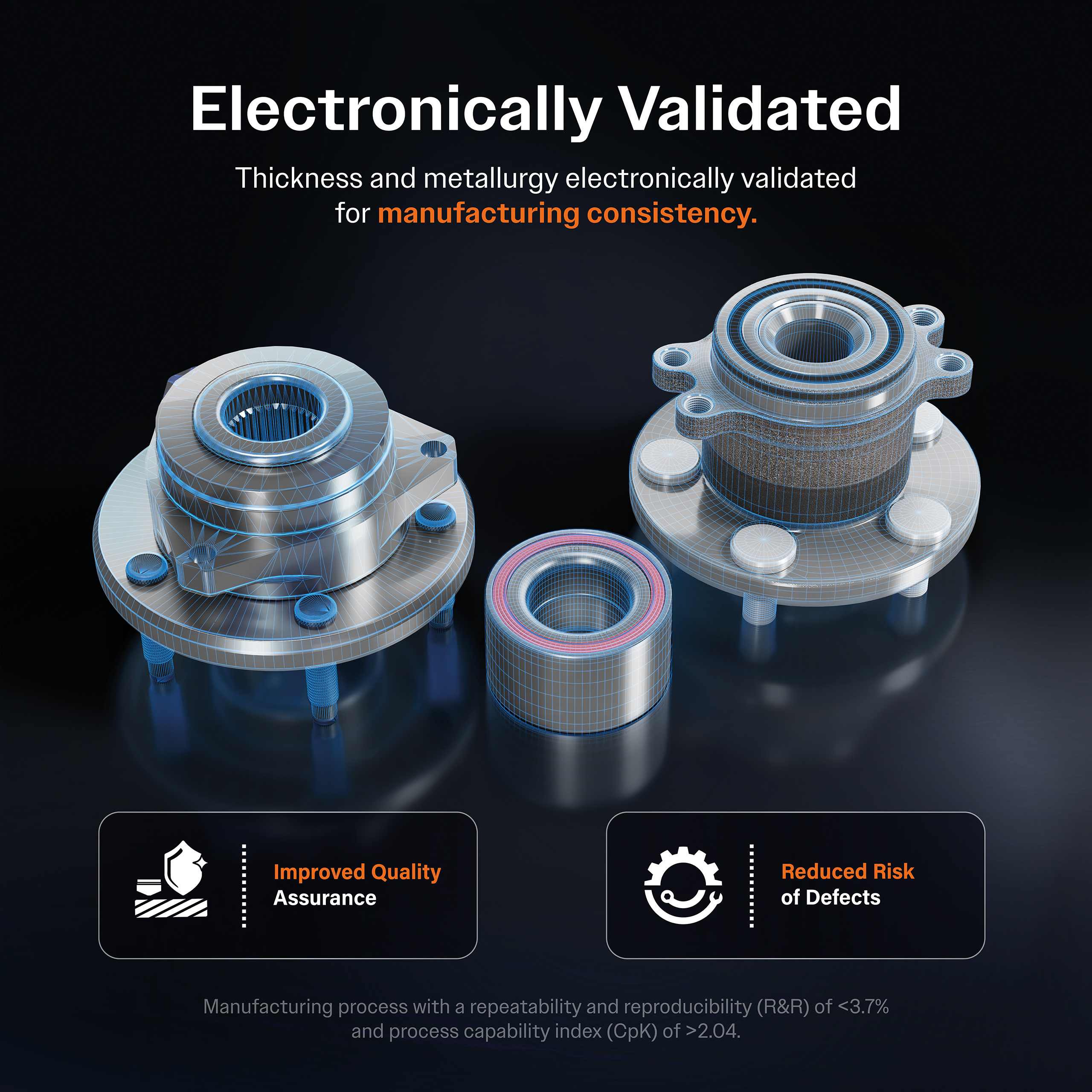 Front Wheel Hub Repair Kit 70-KH4210 For Toyota Corolla Matrix Pontiac Vibe Celica - Image 7