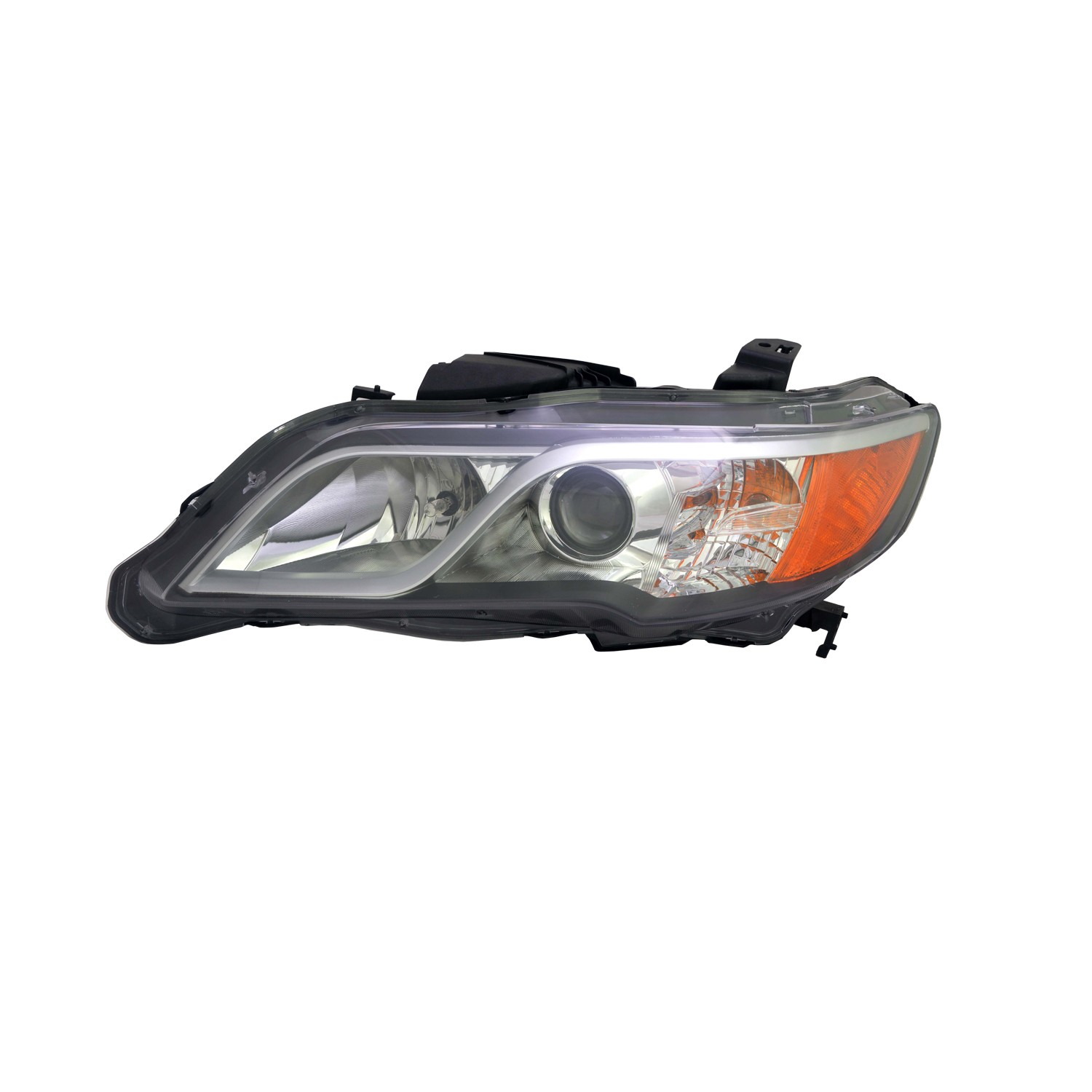Headlight Assembly Composite Left HID w/High-Beam Bulb w/Signal Lamp No HID Components for Acura RDX 2013–2015