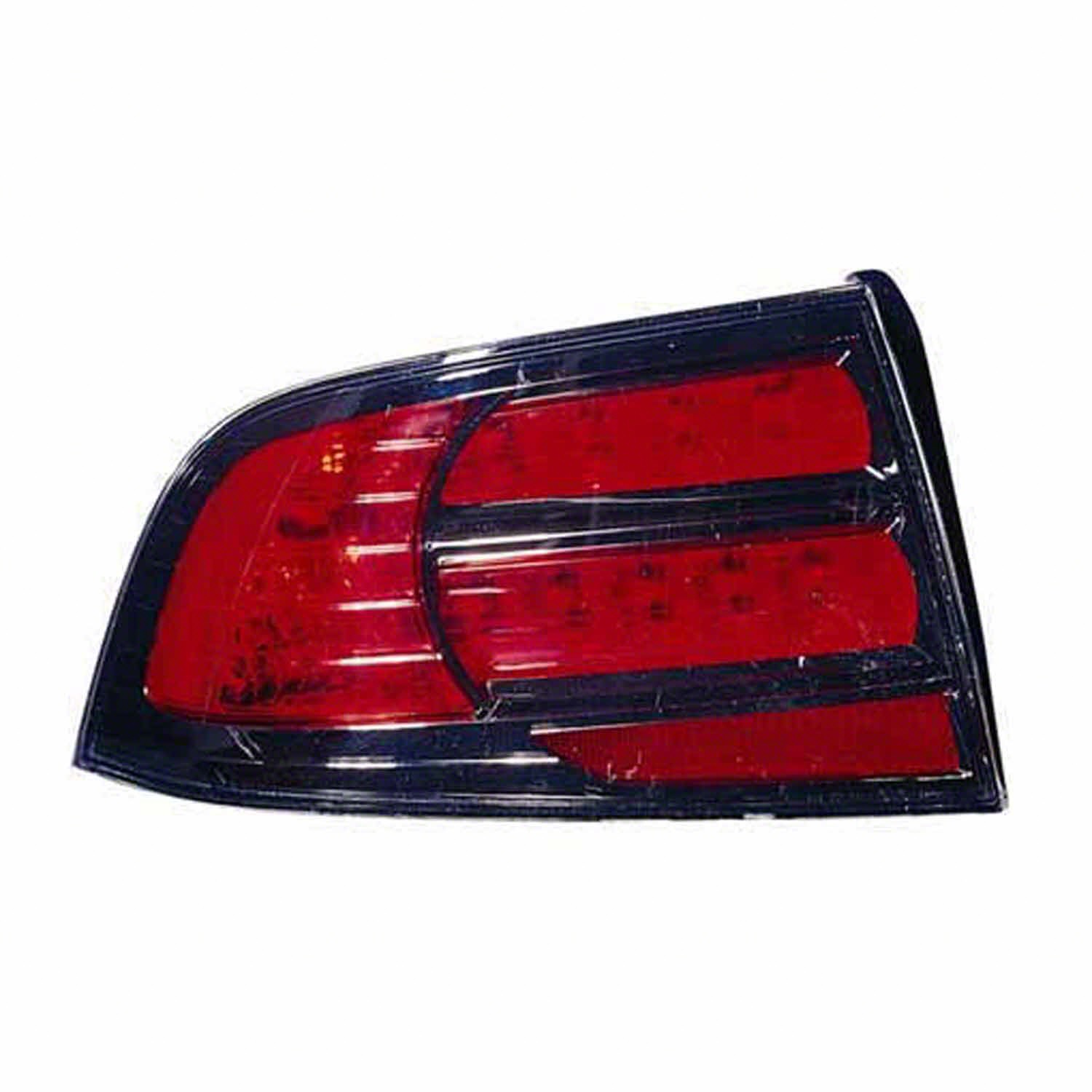 Tail Light Housing Left Includes Lens for Acura TL Type-S 2007–2008