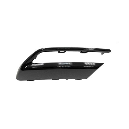Bumper Cover Molding Rear Left w/o S-Line Pkg Exhaust Opening Trim Black for Audi Q5 2021–2023