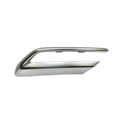 Bumper Cover Molding Rear Left w/o S-Line Pkg Exhaust Opening Trim Aluminum for Audi Q5 2021–2023