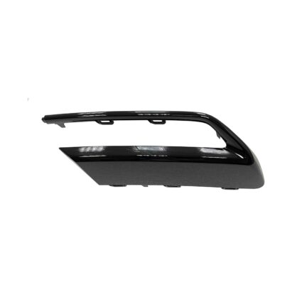Bumper Cover Molding Rear Right w/o S-Line Pkg Exhaust Opening Trim Black for Audi Q5 2021–2023