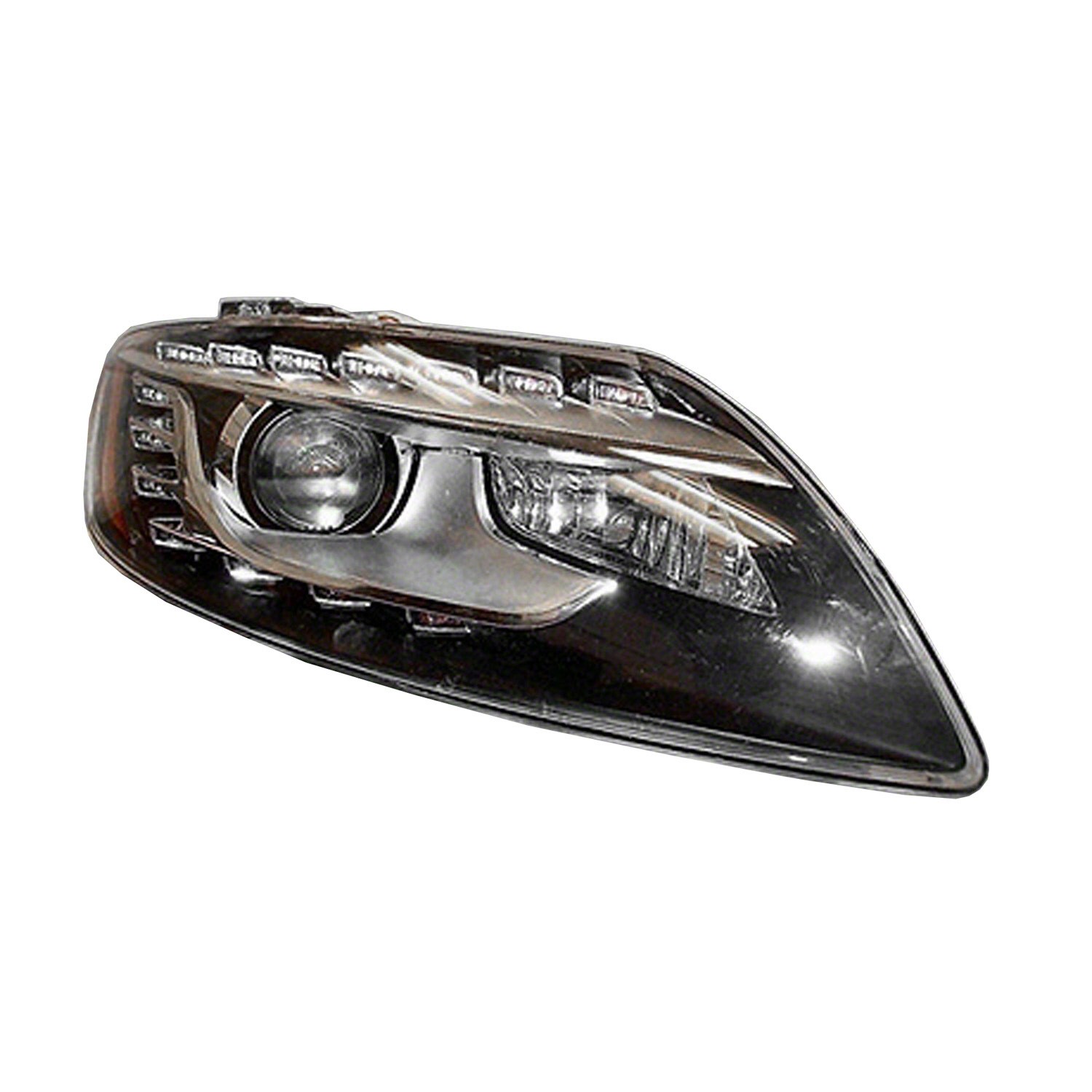 Headlight Lens Housing Right Xenon w/Curve Lighting for Audi Q7 2010–2015