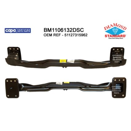 Bumper Cover Reinforcement Rear F15/F16 CAPA for BMW X5 X6