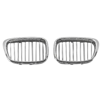 Grille Assembly Right Black for BMW 530i 525i