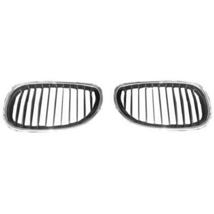 Grille Assembly Right E60/E61 From 9-05 Chrome/Chrome for BMW 530i 525i 530xi 525xi 550i M5 528i 528xi 535i 535xi