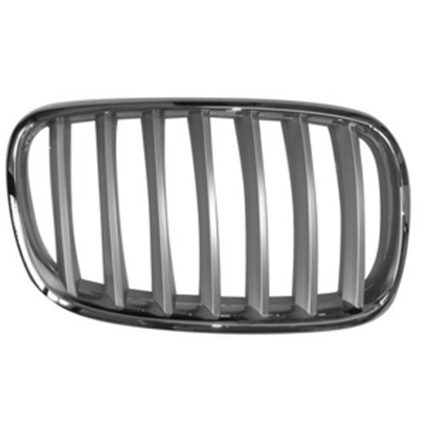 Grille Assembly Right E70/E71 Chrome-Silver CAPA for BMW X5 X6