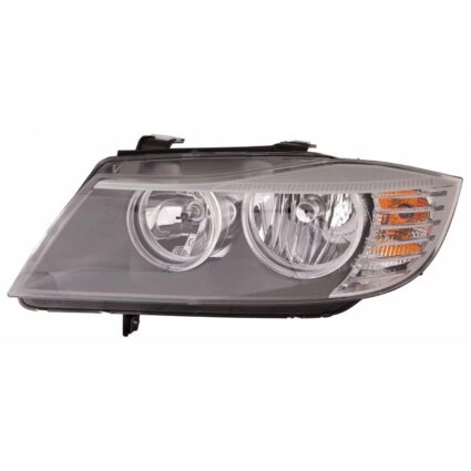 Headlight Lens Housing Left E90/E91 Halogen CAPA for BMW 328i 335i M3