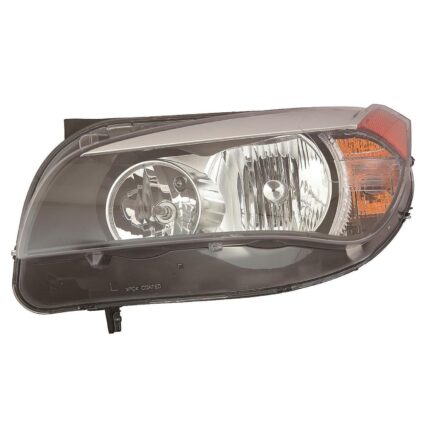 Headlight Lens Housing Left E84 Halogen for BMW X1 2013–2015