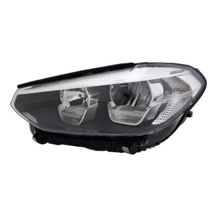 Headlight Lens Housing Left G01 w/o Adaptive Headlamps w/o Cornering Lamps for BMW X3 2018–2021