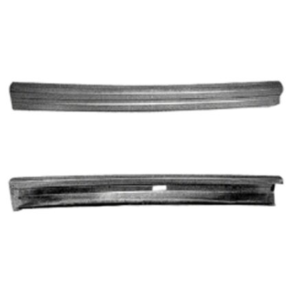 Bumper Face Bar Front w/Fog Lamp & Guard Holes Black Face Bar Type for Jeep Comanche Wagoneer Cherokee