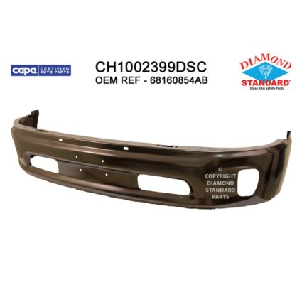 Bumper Face Bar Front 2 Piece Bumper w/Fog Lamps w/o Parking Sensor CAPA for Ram 1500 1500 Classic