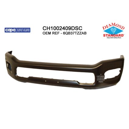 Bumper Face Bar Front w/Park Assist Primed CAPA for Ram 2500 3500