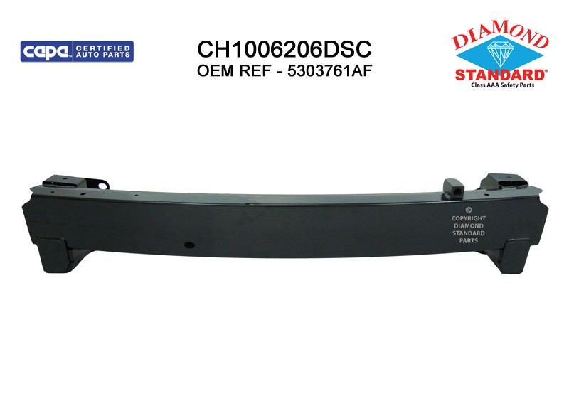 Bumper Cover Reinforcement Front MK Platform w/Tow Bracket w/Tow Hooks w/Tow Bracket CAPA for Dodge Caliber Jeep Compass Patriot
