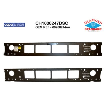 Bumper Cover Reinforcement Front CAPA for Ram 1500 Limited Laramie Sport Big Horn Lone Star SLT SXT Tradesman Laramie Longhorn HFE Longhorn Laramie Sport ST Hemi Sport Special Service TRX Limited Longhorn TRX Launch Edition Big Horn OffRoad 2019–2024