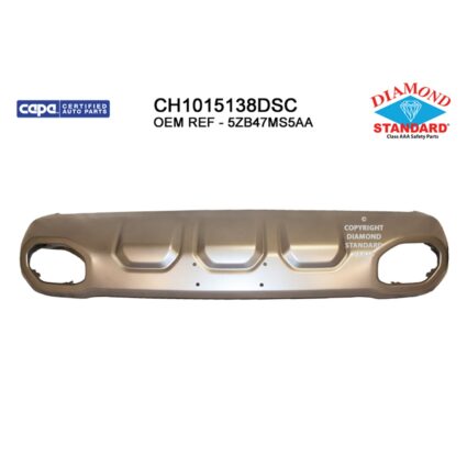 Bumper Cover Front Lower Silver CAPA for Ram 1500 Rebel 2019–2024