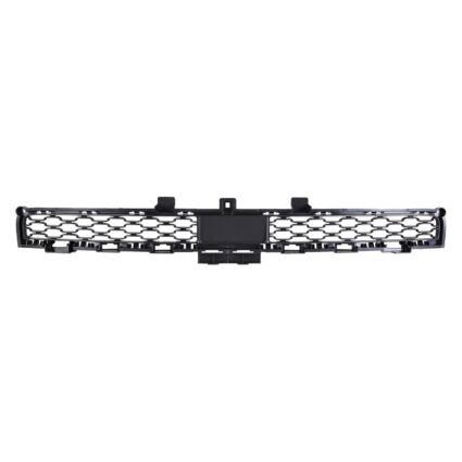Bumper Cover Grille Front Center w/o Tow Hooks w/Mold-In-Color Lower Fascia Type 1 CAPA for Jeep Grand Cherokee L 2021–2024