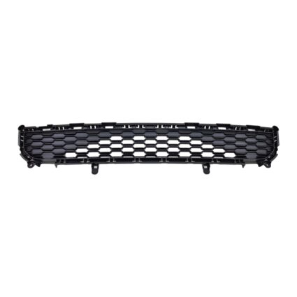 Bumper Cover Grille Front Center w/o Tow Hooks w/o Park Assist w/Chrome Surround for Jeep Grand Cherokee L 2021–2024