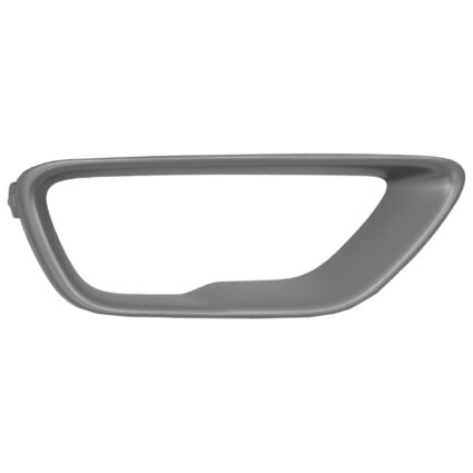 Bumper Insert Front Right w/o Limited X Pkg w/Silver Trim Fog Lamp Opening Trim Ring for Jeep Grand Cherokee Grand Cherokee WK