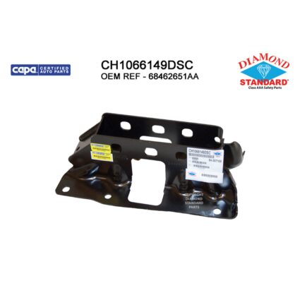 Bumper Bracket Front Either Side Bracket Set Left or Right CAPA for Ram 2500 3500