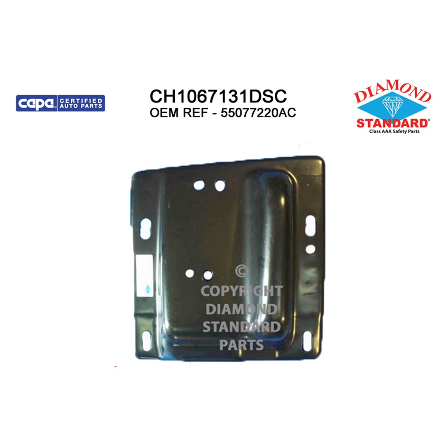 Bumper Bracket Front Right New Design Bracket To Frame CAPA for Dodge Ram 1500 2002–2005