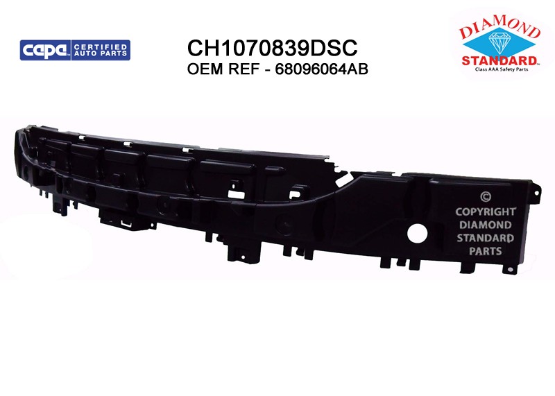 Bumper Impact Absorber Front CAPA for Chrysler 200 2015–2017