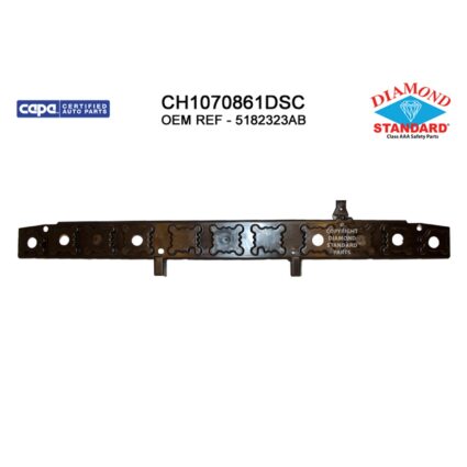 Bumper Impact Absorber Front CAPA for Dodge Grand Caravan 2011–2020