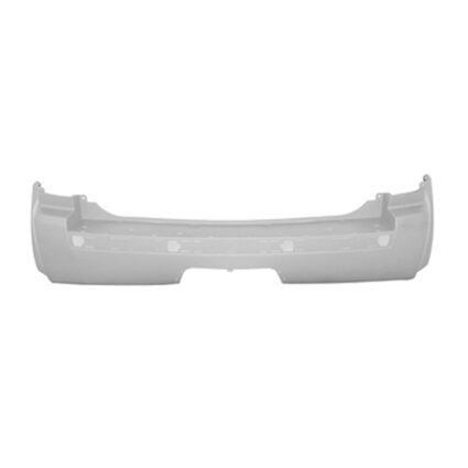 Bumper Cover Rear w/Chrome Strip w/Hitch Primed for Jeep Grand Cherokee Limited S Limited 2005–2010