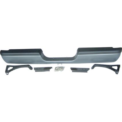 Bumper Assembly Rear Early Design Step Type Includes Lamps/Brackets/Pads Primed for Dodge Ram 2500 Ram 1500 Ram 3500