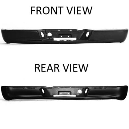 Bumper Face Bar Rear New Design Step Bumper Bar Only Black for Dodge Ram 1500 Ram 2500 Ram 3500