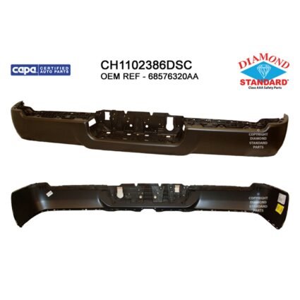 Bumper Face Bar Rear Primed CAPA for Ram 2500 3500