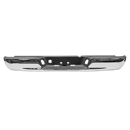 Bumper Assembly Rear New Design Step Bumper Chrome Includes Pad & Bumper Support & Brackets CAPA for Dodge Ram 1500 Ram 2500 Ram 3500