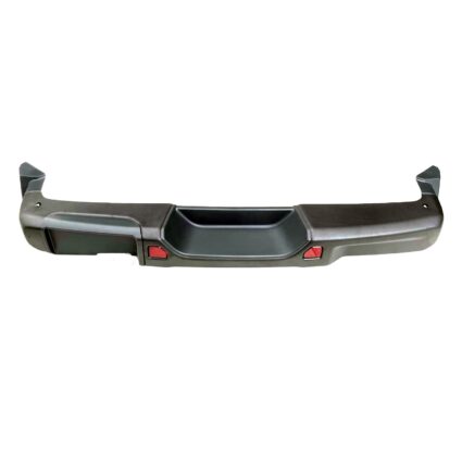 Bumper Assembly Rear w/o Parking Sensors w/License Lamps Black Steel for Jeep Wrangler 2018–2024