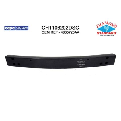 Bumper Cover Reinforcement Rear CAPA for Chrysler 300 Dodge Charger Magnum