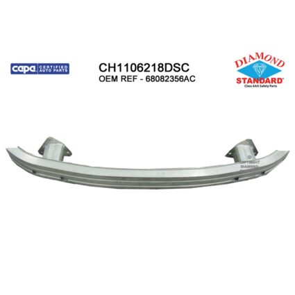 Bumper Cover Reinforcement Rear CAPA for Dodge Dart 2013–2016