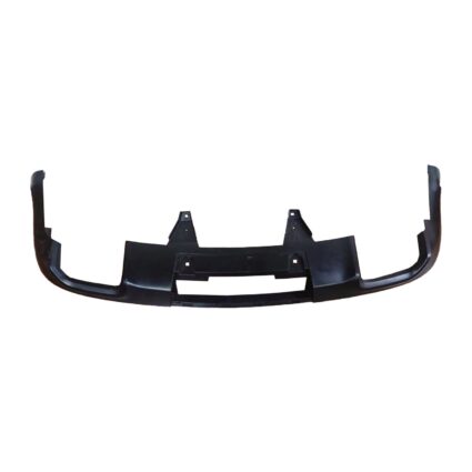 Bumper Cover Rear Lower Dual Rectangular Chrome Exhaust Tips Primed CAPA for Jeep Grand Cherokee Overland Summit 2014–2022