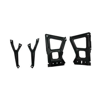 Bumper Bracket Set Rear CAPA for Dodge Ram 2500 Ram 3500 Ram 1500 Ram 1500 2500 3500 1500 Classic
