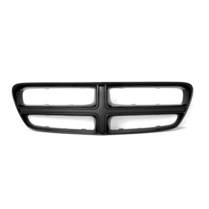 Grille Molding w/o Chrome Black CAPA for Dodge Charger R/T SXT SXT Plus SE 2011–2014