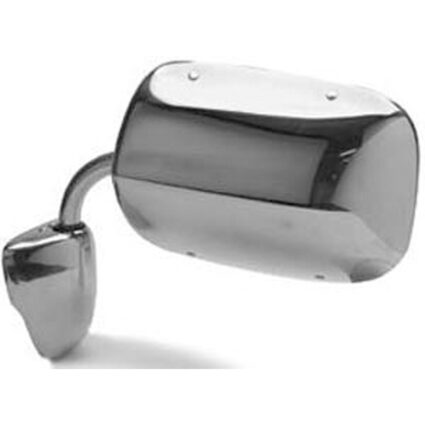 Door Mirror Assembly Low-Mount Foldaway Chrome To 10/8/85 Left or Right for Dodge B200 B150 B250 B300 B350 B100