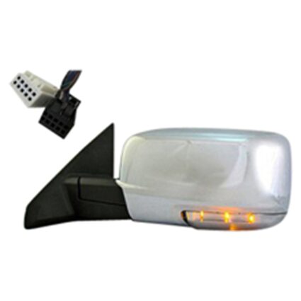 Door Mirror Assembly Left Heated Non-Folding w/Signal Indicator w/Puddle Lamp w/Memory for Dodge Ram 1500 2009