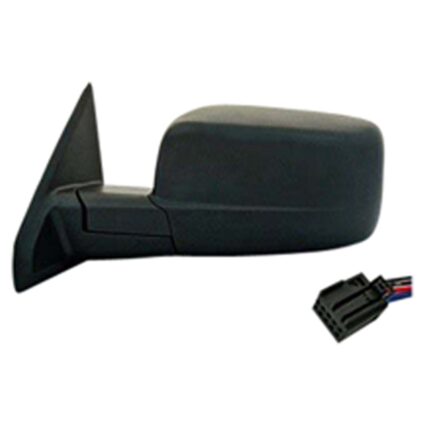 Door Mirror Assembly Left Power Heated Black (Code GT6) for Dodge Ram 2500 Ram 1500 Ram 1500 2500