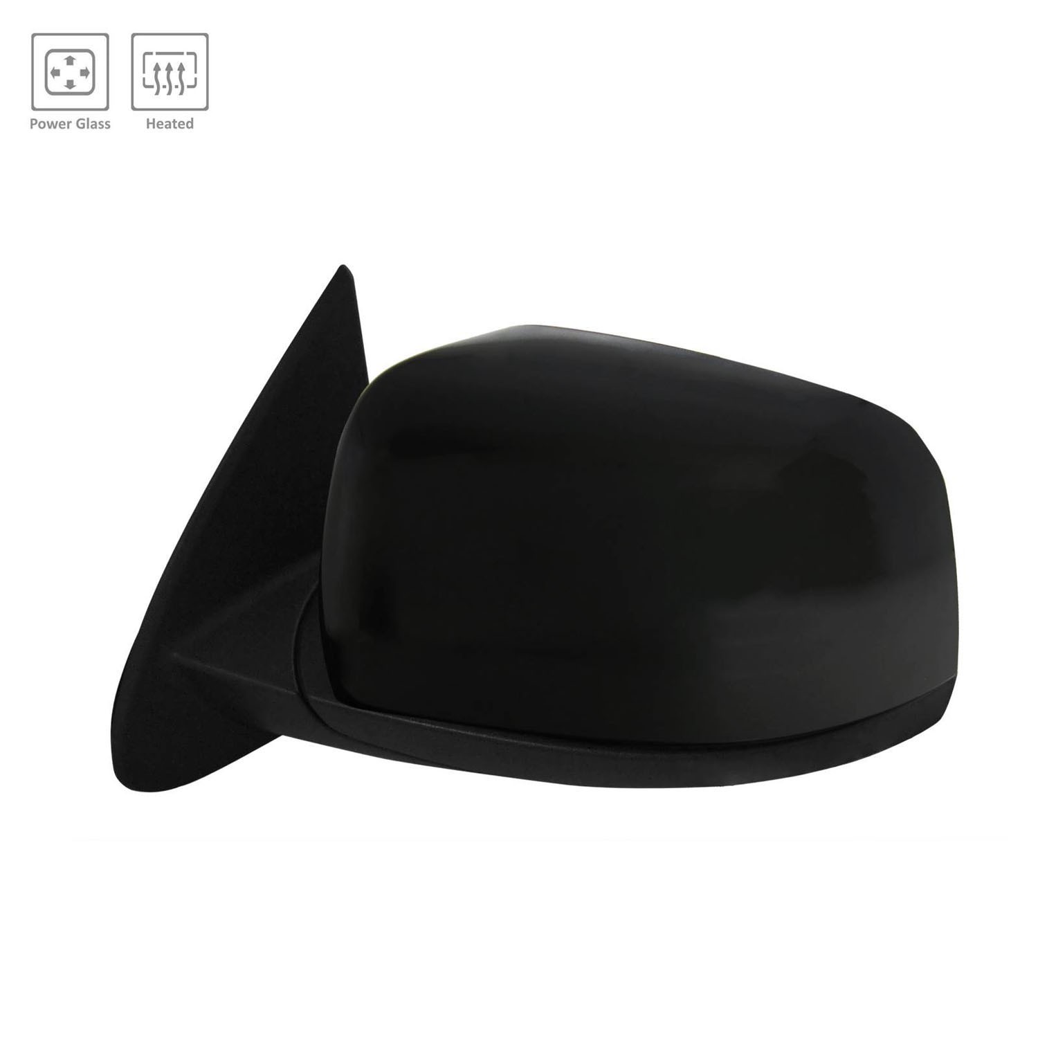 Door Mirror Assembly Left Power Heated w/o Blind Spot Detection w/o Auto Dimming for Dodge Durango 2011–2017