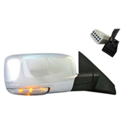 Door Mirror Assembly Right Heated Non-Folding w/Signal Indicator w/Puddle Lamp w/Memory for Dodge Ram 1500 2009
